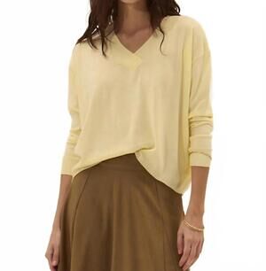 NEW DELUC cefalonia sweater in butter cream